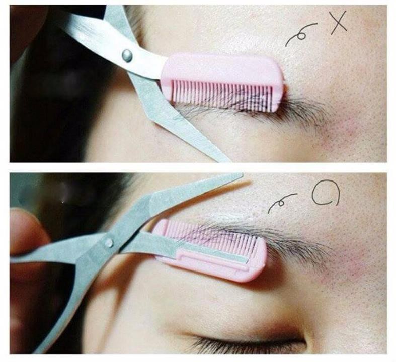 Kéo tỉa lông mày Mini Brow Class ( Tặng kèm ví đựng card)