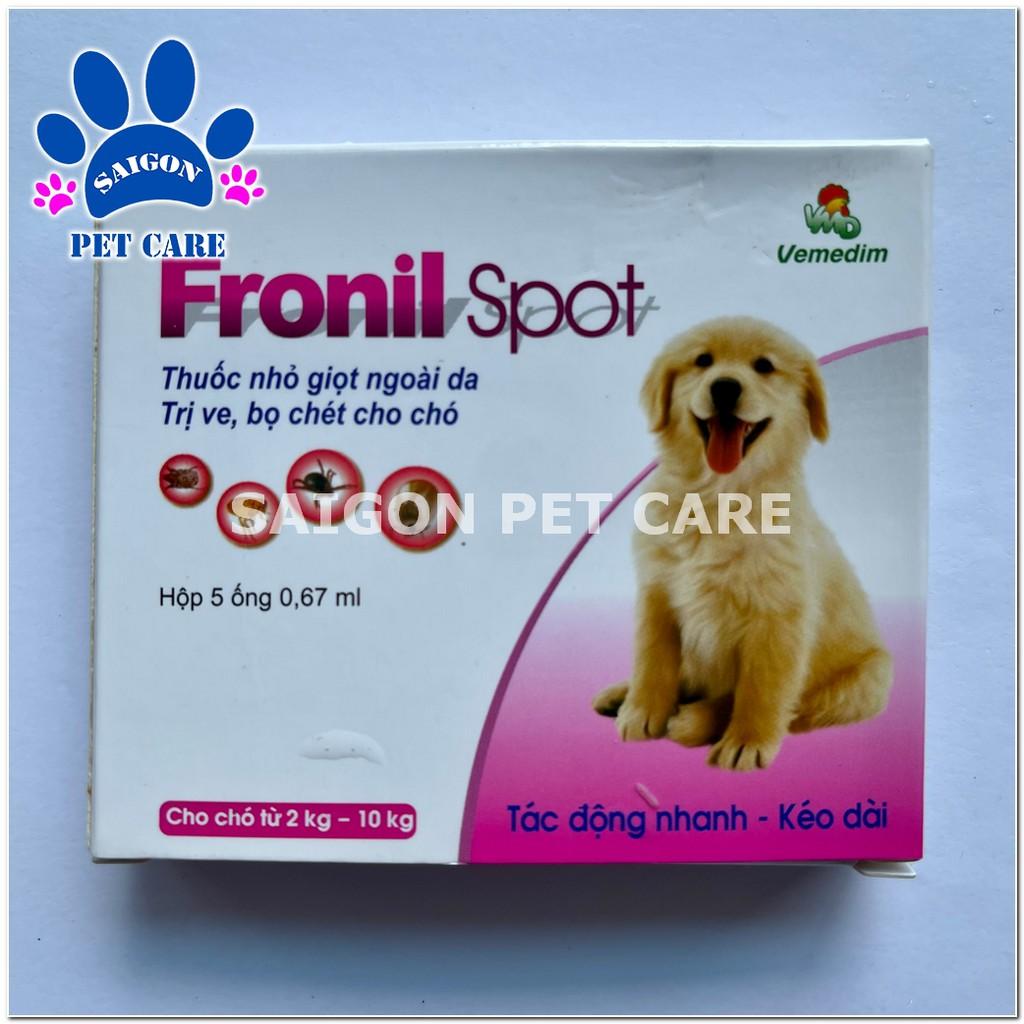 Thuốc nhỏ gáy Fronil Spot trị ve rận cho chó