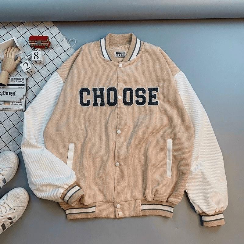 ÁO KHOÁC KAKI NHUNG CHOOSE FORM DÁNG BOMBER SIÊU HOT MẪU MỚI- HÌNH THẬT SHOP TỰ CHỤP VLTN4