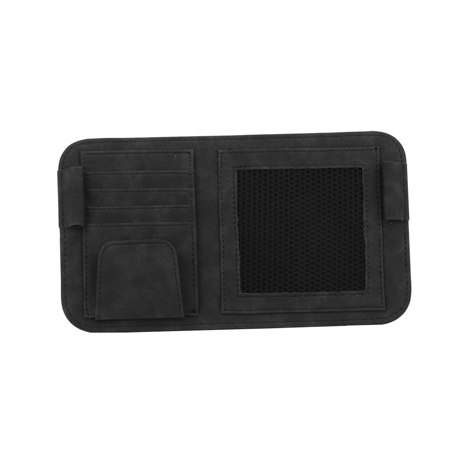 Car Sun Visor Organizer Sun Visor Pouch Multifunctional Storage Pocket Visor Storage Bag for Storing Cards SUV Truck Men Women
