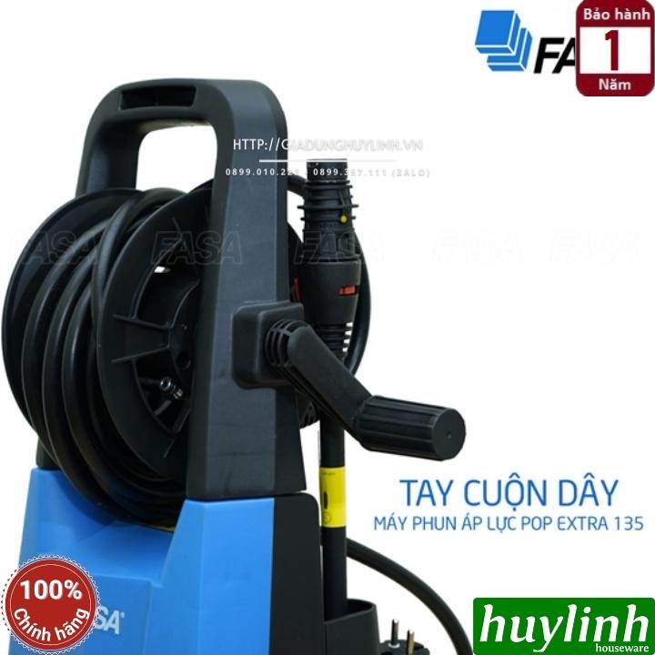 Máy xịt rửa xe Fasa POP Extra 135 - Công suất 1900W - Áp lực 135 bar - Hàng chính hãng