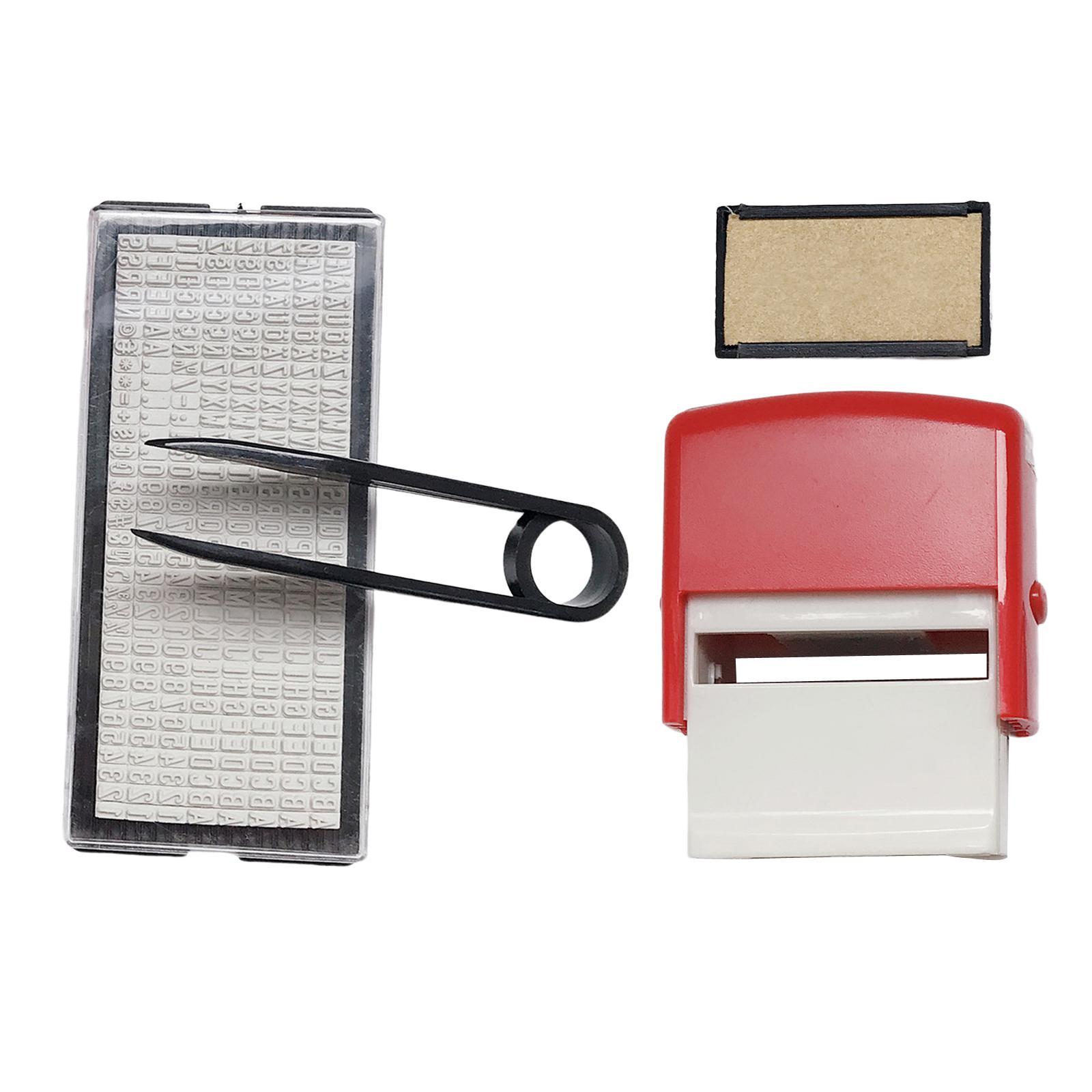 Compact Personalised  Stamp Set DIY Stamp Set for Hobby Teachers School