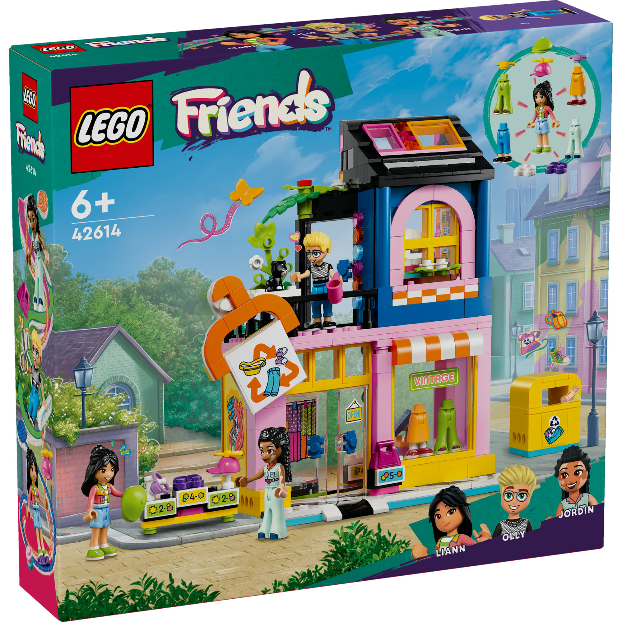 LEGO FRIENDS 42614 Đồ chơi lắp ráp Cửa hàng thời trang cổ điển (409 chi tiết)