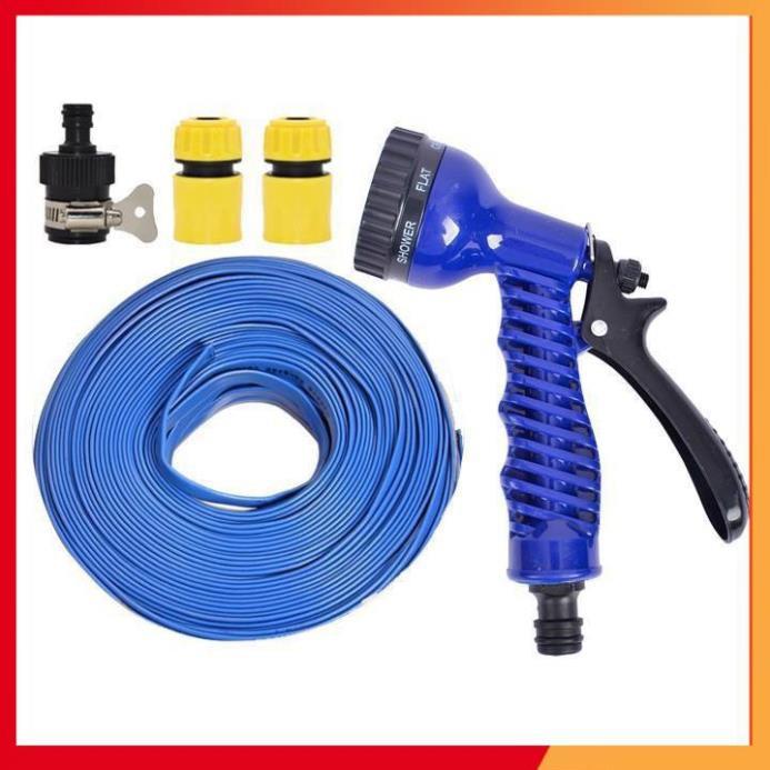 Bộ dây tăng áp 3 lần vòi xịt nước rửa xe, tưới cây loại 7-10m  206843