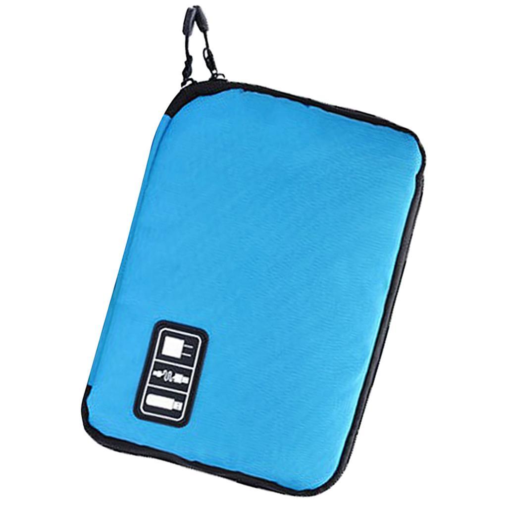 Portable Case Pouch Storage Bag For Earphone Data Cable Charger USB