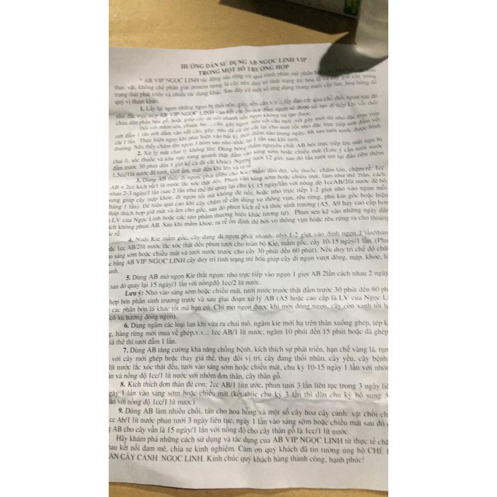 Dưỡng chất AB Vip Ngọc Linh lọ 15ml