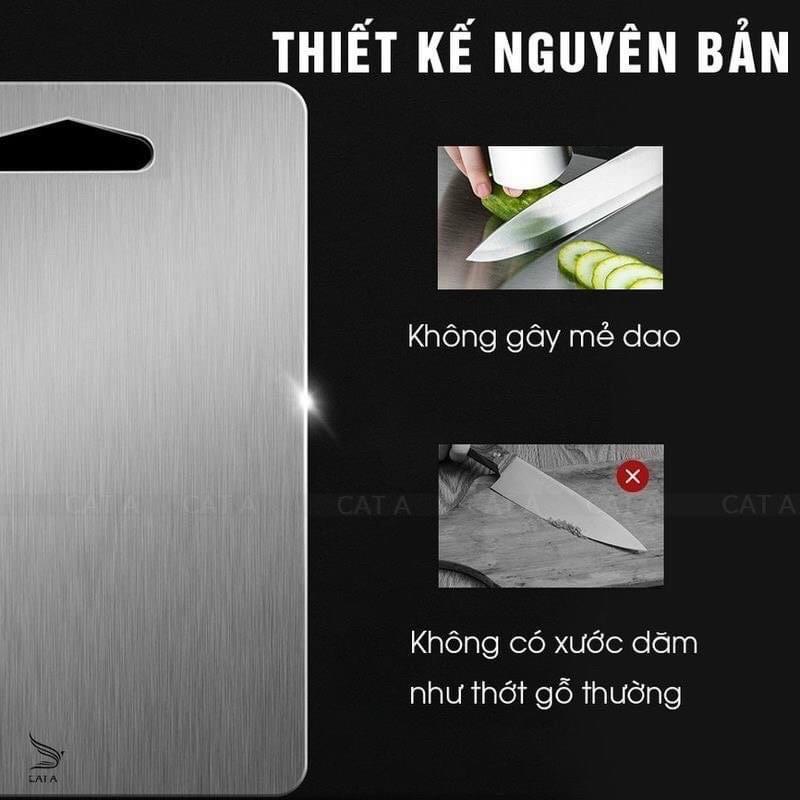 THỚT INOX 304 CAO CẤP - SIZE TO NHẤT - CHUẨN 3mm - CƯỜNG LỰC - VỆ SINH DỄ DÀNG - CHỐNG ẨM MỐC