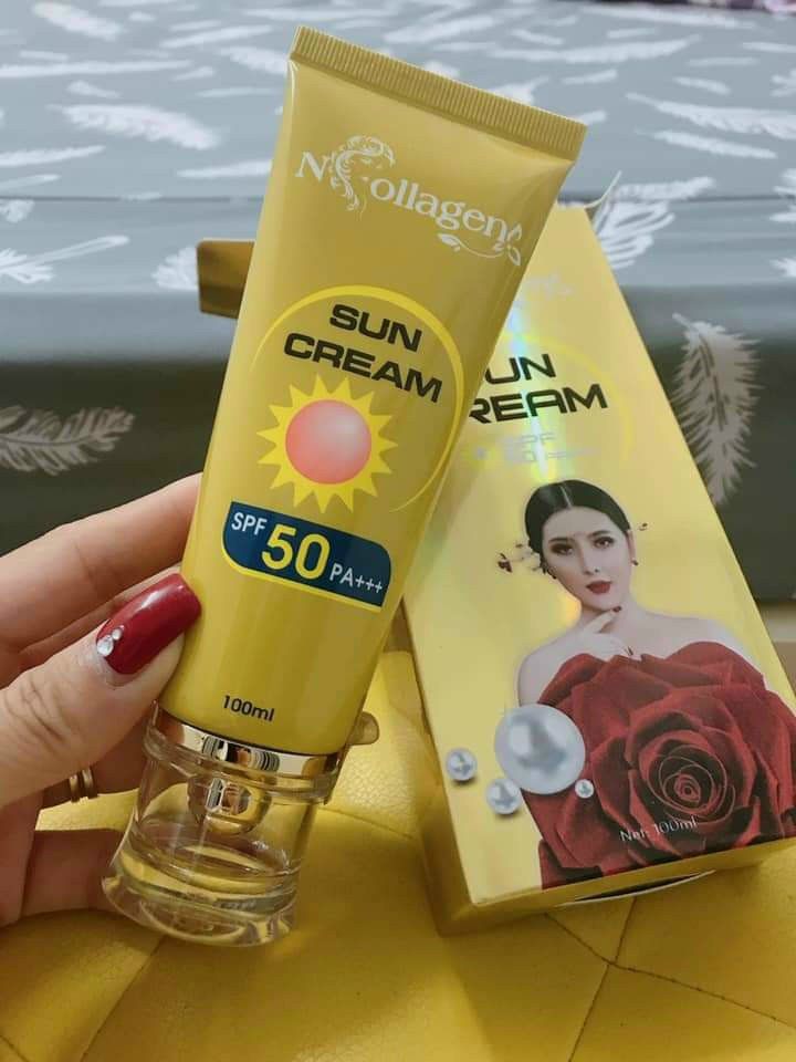 Kem chống nắng và dưỡng trắng da Ncollagen 100ml