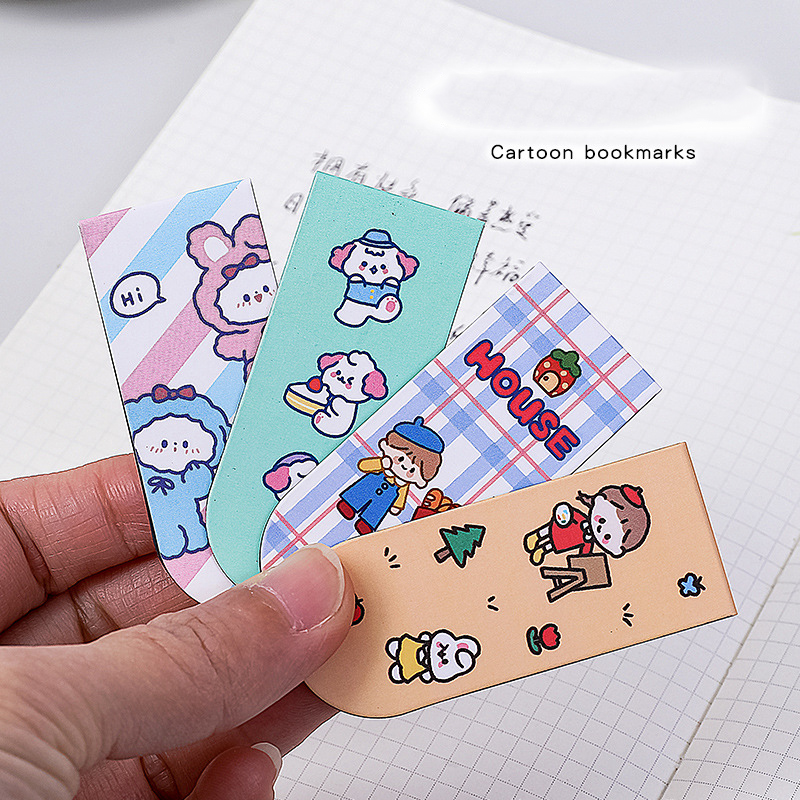 Bookmark Nam Châm, Kẹp Đánh Dấu Sách Hoạt Hình Cute Dễ Thương,Phụ Kiện Trang Trí Sách, Sổ