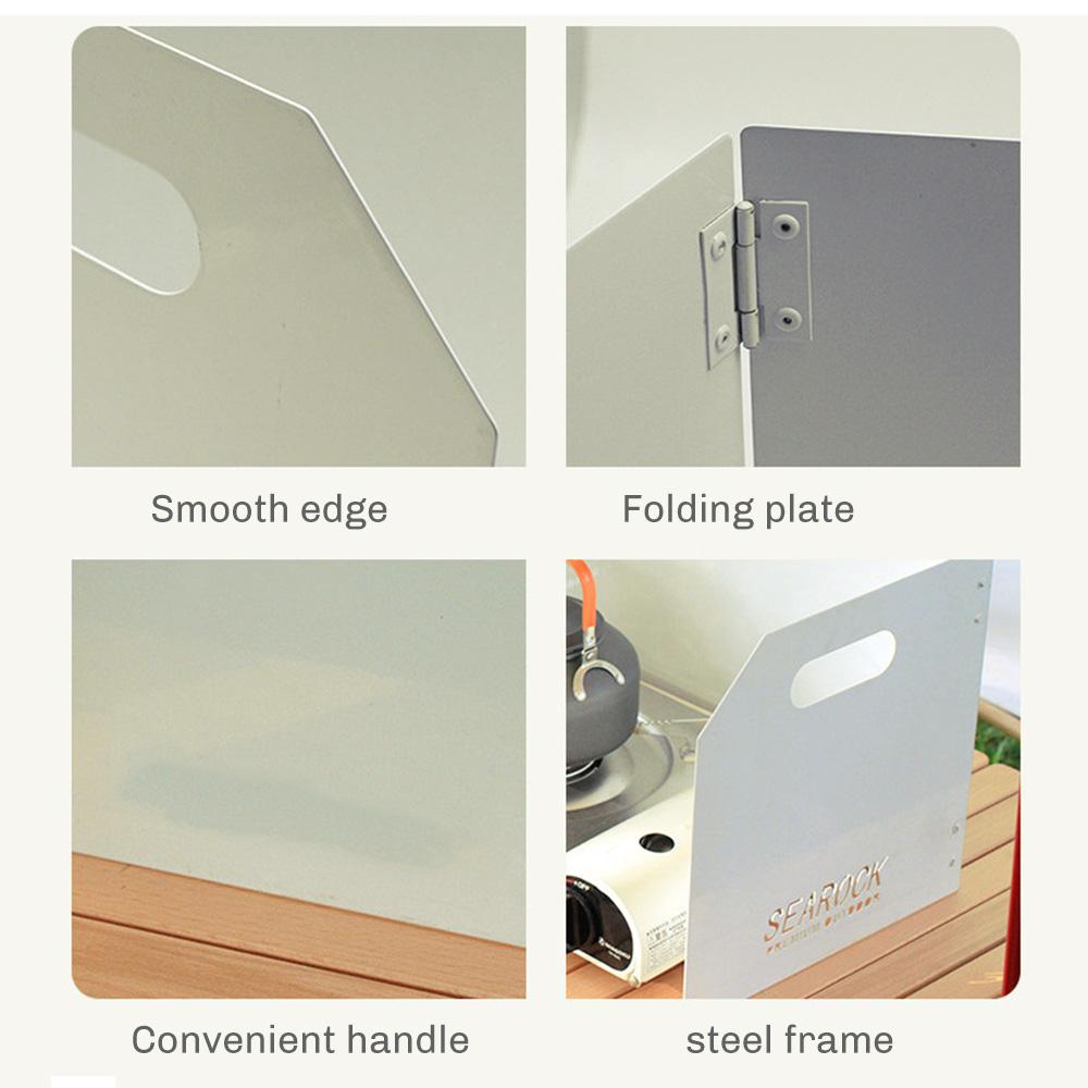 Miếng chắn gió cho bếp gas, bếp lò ắm trại kép kín với túi đựng