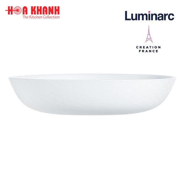 Đĩa Sâu Thủy Tinh Luminarc Shells 20cm đựng thức ăn, cường lực, kháng vỡ - Bộ 3 cái - Q1663