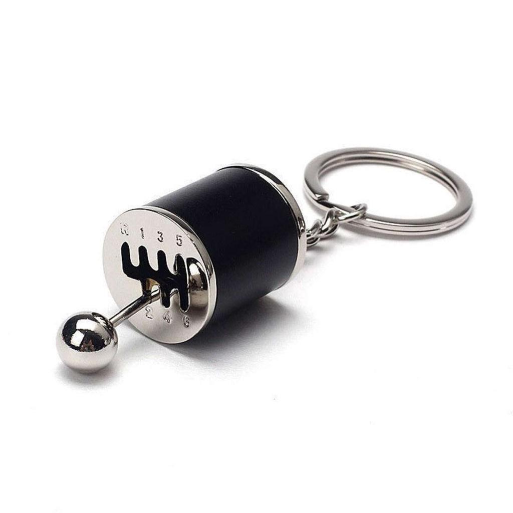 Móc khóa Key Fob MỚI Móc khóa Nam Hộp số Ô tô Keychain Gear Shift Gear Stick Điều chỉnh mô hình Chìa khóa Keyfob Móc chìa khóa Quà tặng màu đen