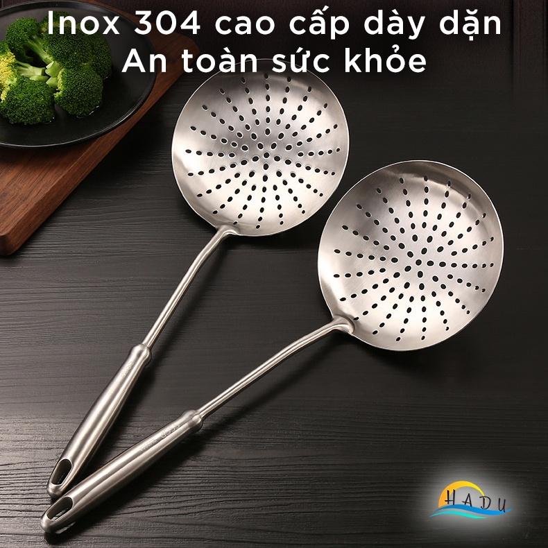 Muôi Thủng Inox 304 To Ăn Lẩu Cao Cấp Đạt Chất Lượng Đức SSGP