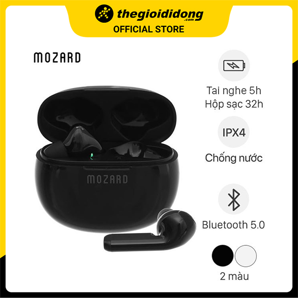 Tai nghe Bluetooth True Wireless Mozard AT15 - Hàng chính hãng