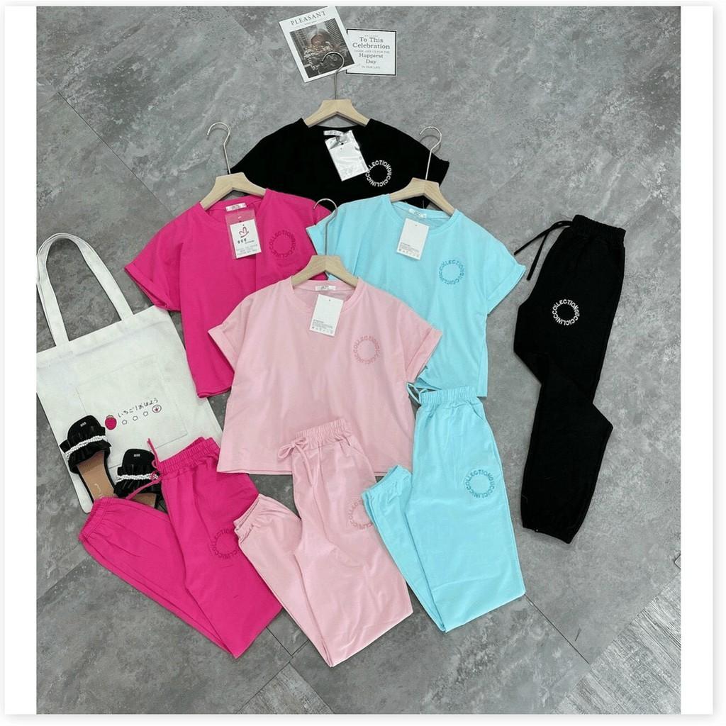 SET BỘ THUN TAY NGẮN,QUẦN DÀI NỮ NHIỀU MÀU XINH XẮN HỢP CHO MÙA HÈ LANA FASHION