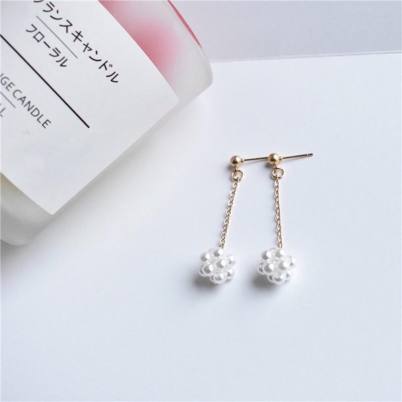 Khuyên tai ngọc trai nhân tạo tiểu thư