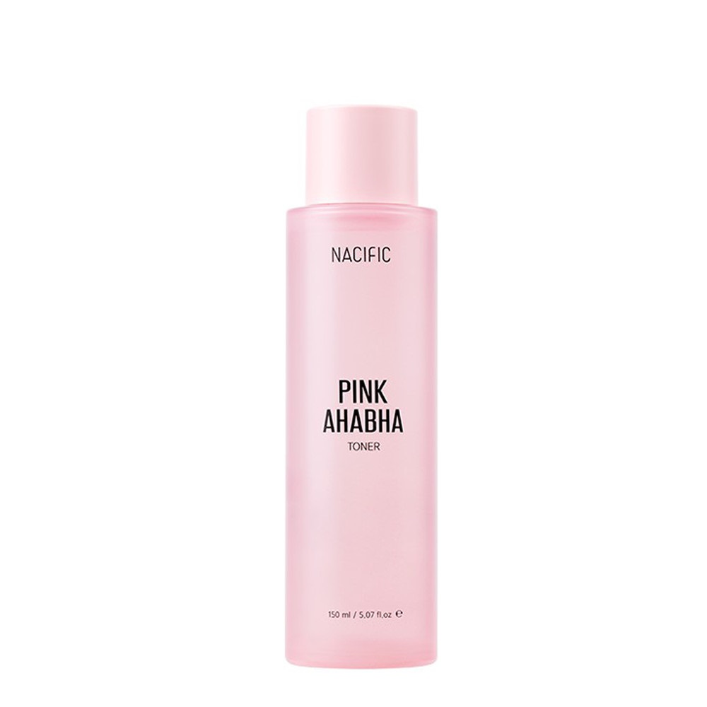 Nước Hoa Hồng hỗ trợ giảm tế Bào Chết, Làm Dịu Da NACIFIC Pink AHABHA Toner 150m