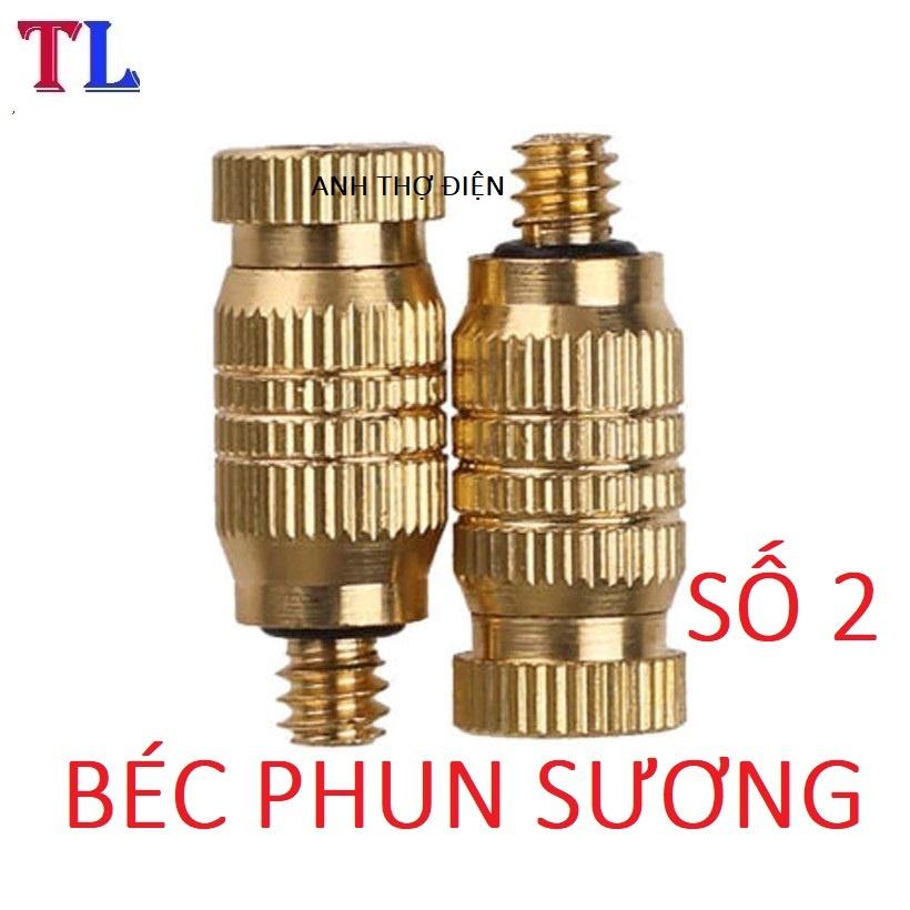 Béc phun sương số 1-2-3-4-5-6-8 tưới lan/rau/ hoa (đầu béc phun sương