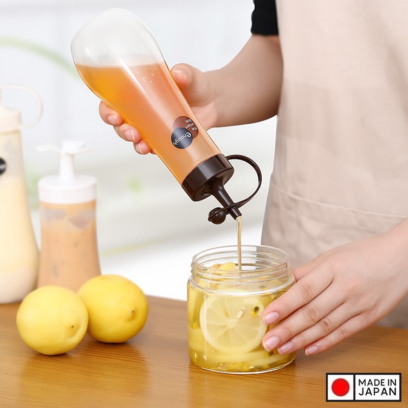 Chai đựng nước sốt Inomata Enough 360ml (L) - Hàng nội địa Nhật Bản nhập khẩu chính hãng