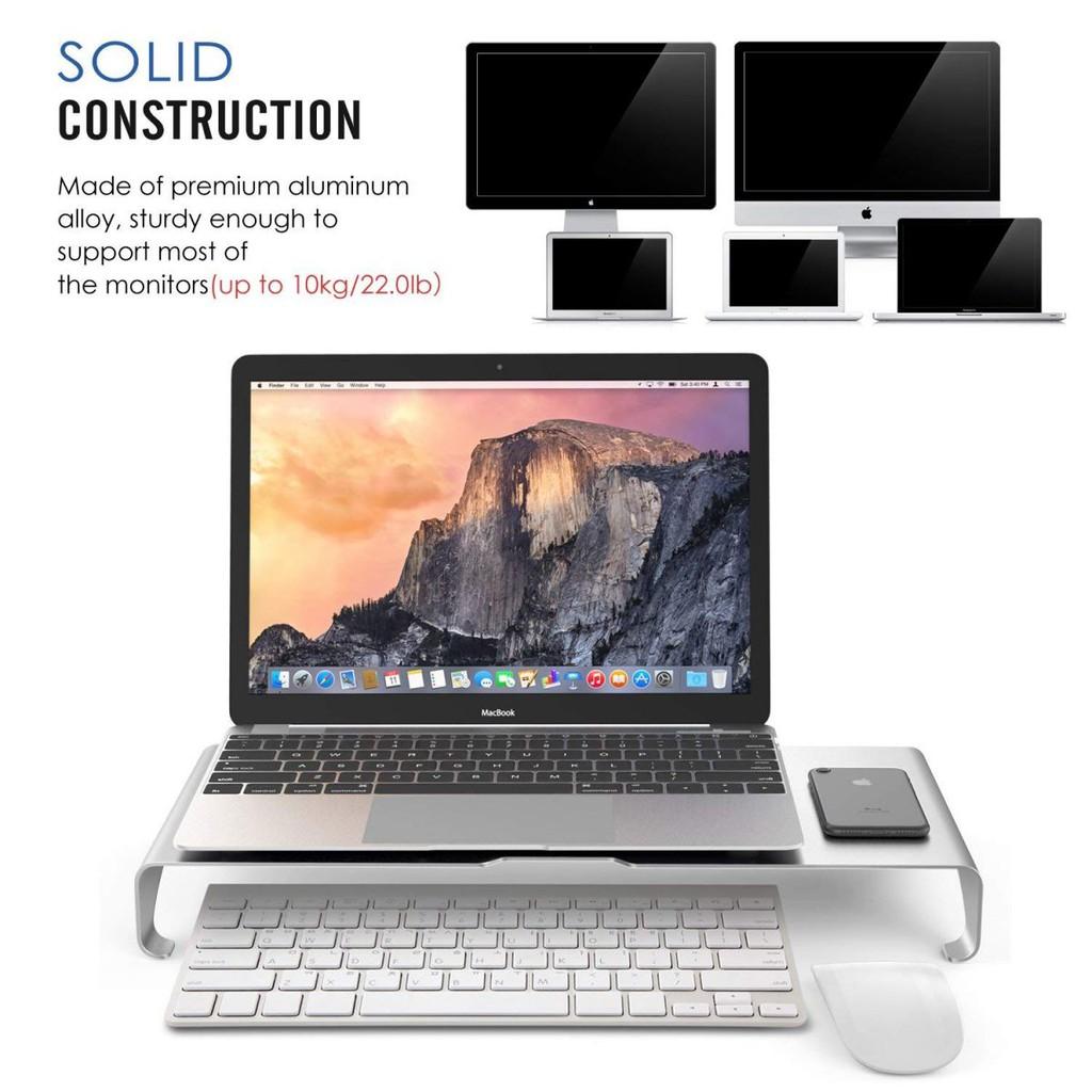 Kệ nhôm nguyên khối cho Imac, Macbook, Laptop PC ...(2 size)