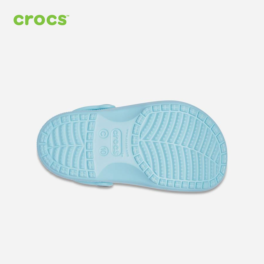 Giày lười trẻ em Crocs FW Funlab Clog Toddler Disney Frozen II Ice Blue - 206804-4O9