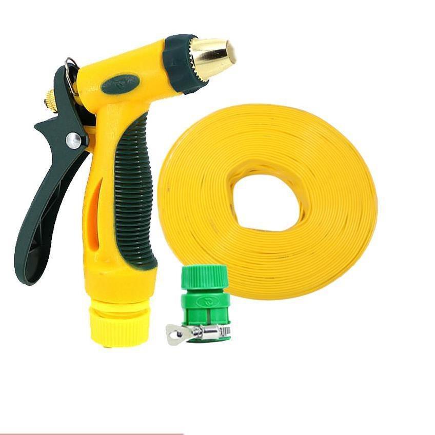 Bộ dây vòi xịt nước rửa xe,tưới cây tăng áp 3 lần 15M 206317