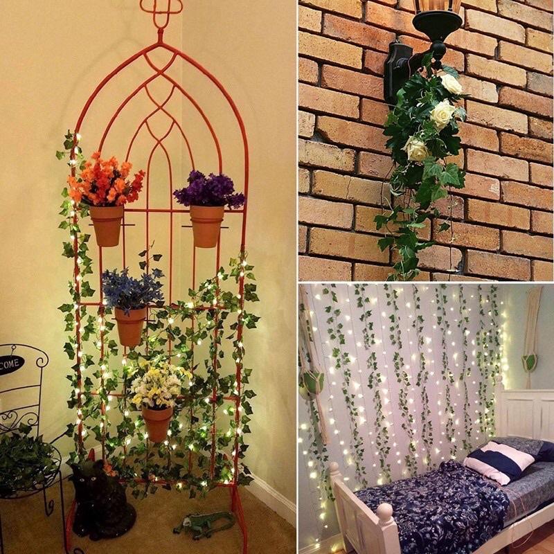 cành cây giả decor trang trí nhà cửa , thảm cỏ treo tường