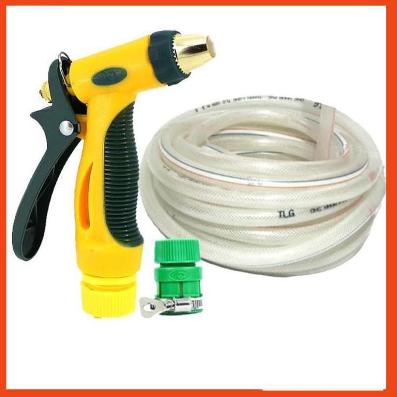 Bộ dây vòi xịt nước rửa xe,tưới cây tăng áp 3 lần 3-5M 206317