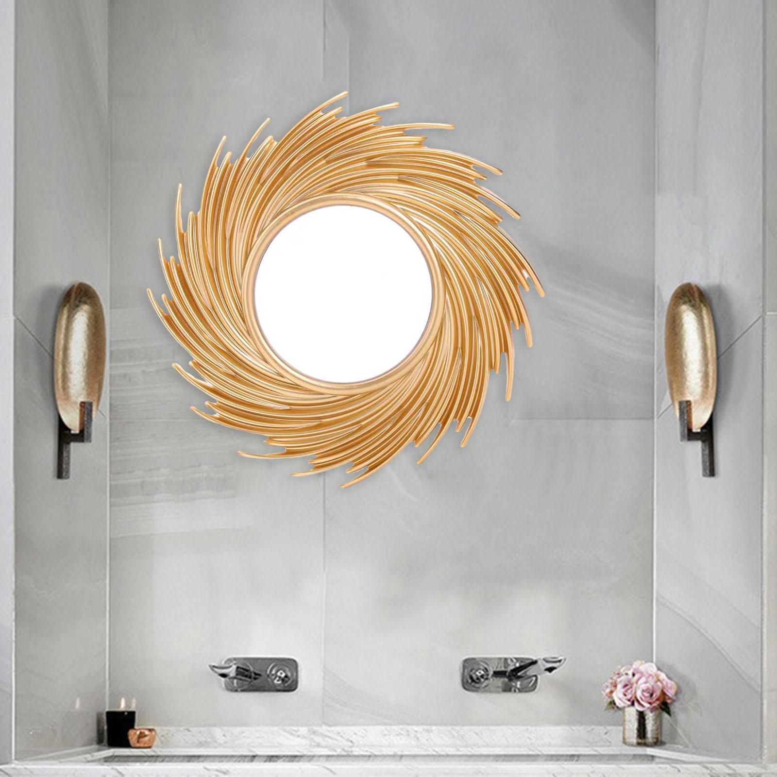 Modern Wall Hanging Mirror Round Makeup Mirror for Home Decoration