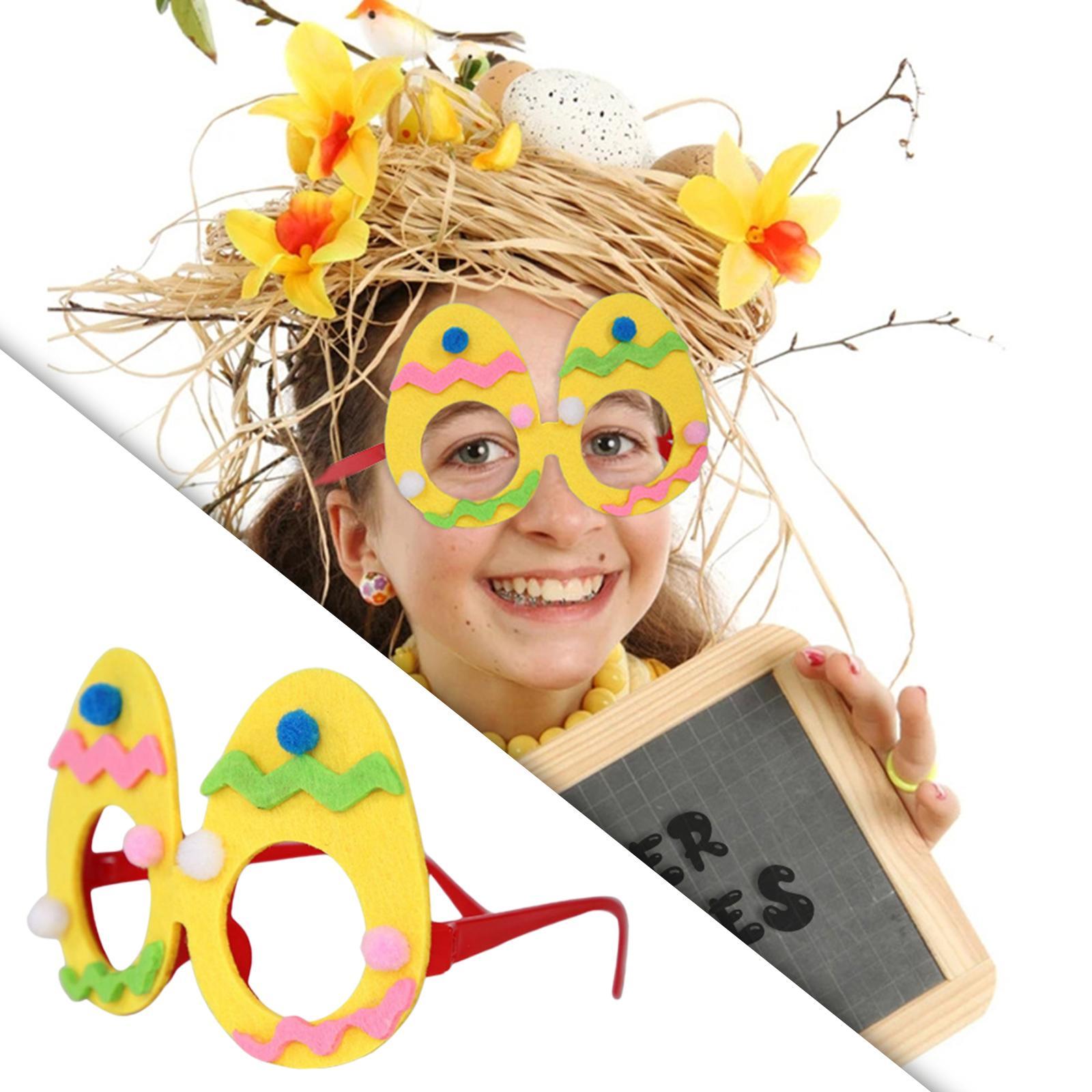 2x Cute Easter Glasses Boys Girls Gifts Eyewear for Birthday Party Decorations