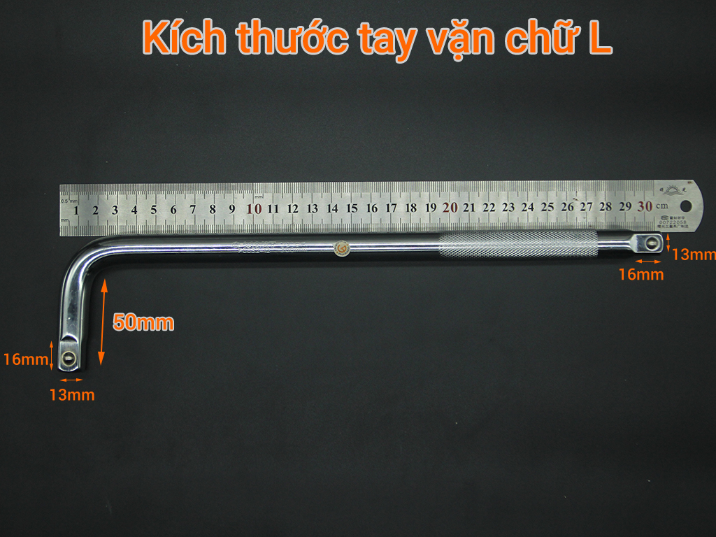 Tay vặn chữ L 300mm 1/2 inch