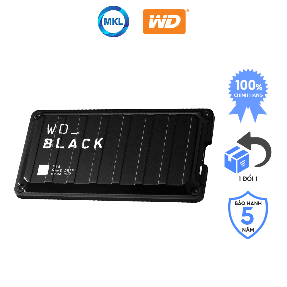 Ổ Cứng Di Động WD Black P50 Game Drive SSD 500GB Hàng Chính Hãng