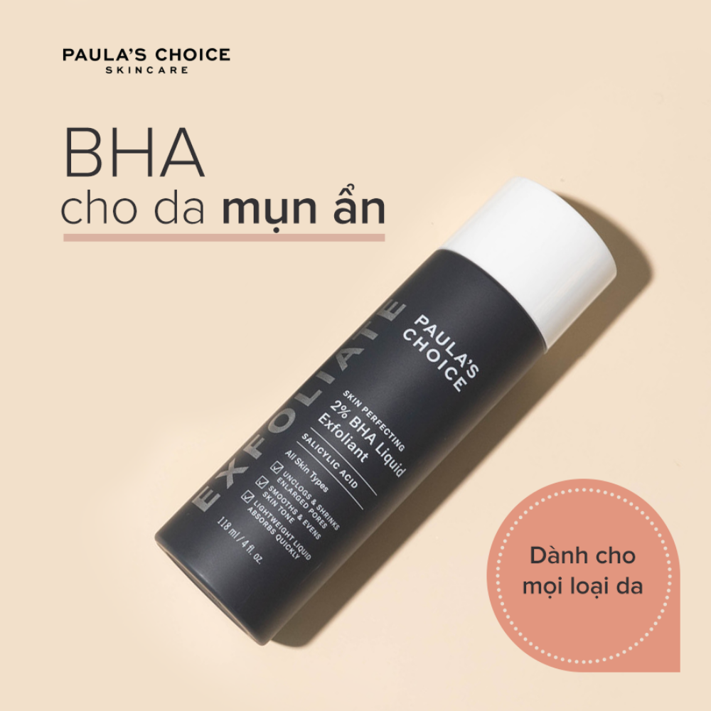 Tẩy tế bào chết hóa học Paula's Choice Skin Perfecting 2% BHA Liquid Exfoliant 118ml