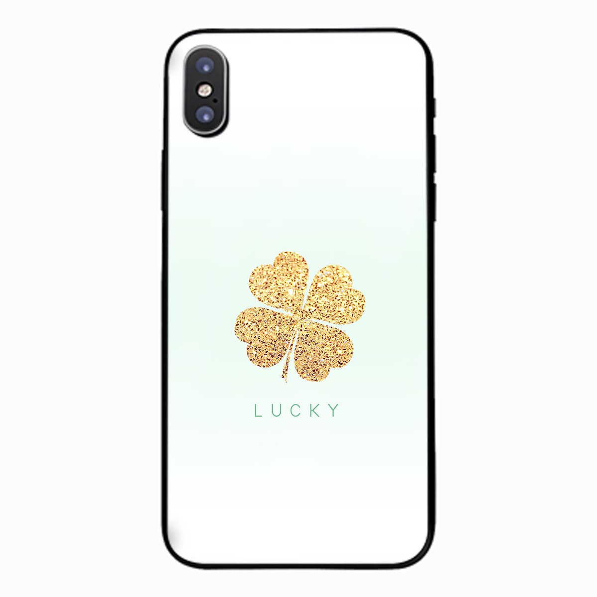 Ốp điện thoại kính cường lực cho máy iPhone X - Lucky MS ADATU001