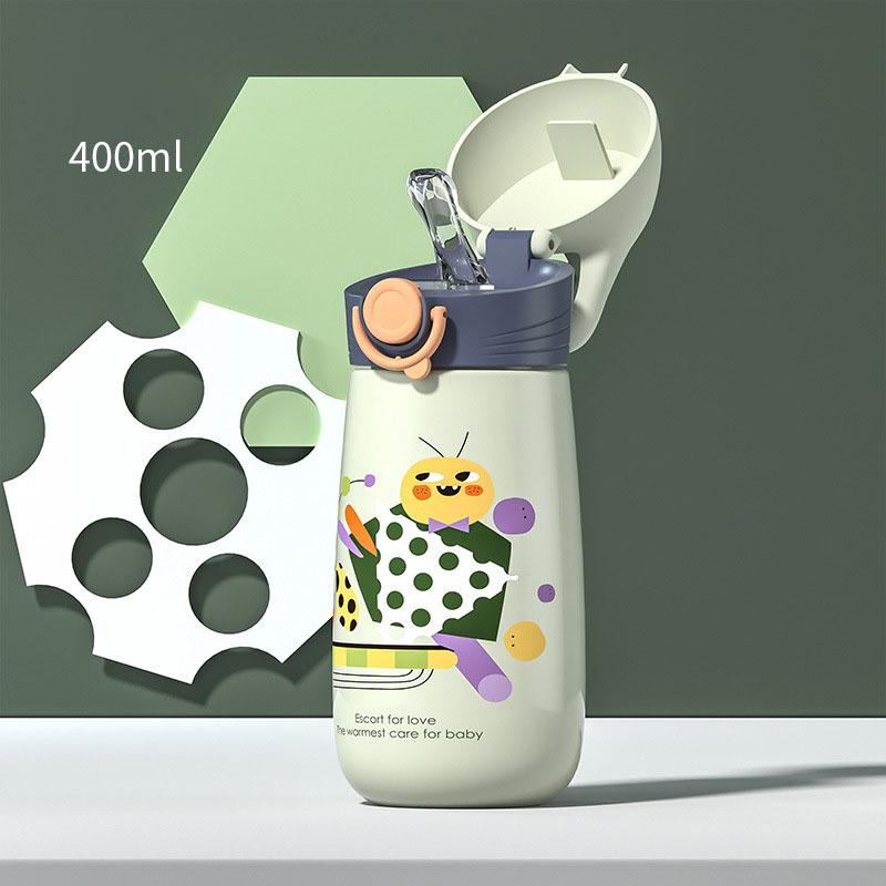 400Ml Kid Thông Minh Giữ Nhiệt Màu Cảm Biến Nhiệt Độ Nước Cách Nhiệt Chân Không Thép Không Gỉ 316 Nhiệt Quà Tặng Sinh Nhật