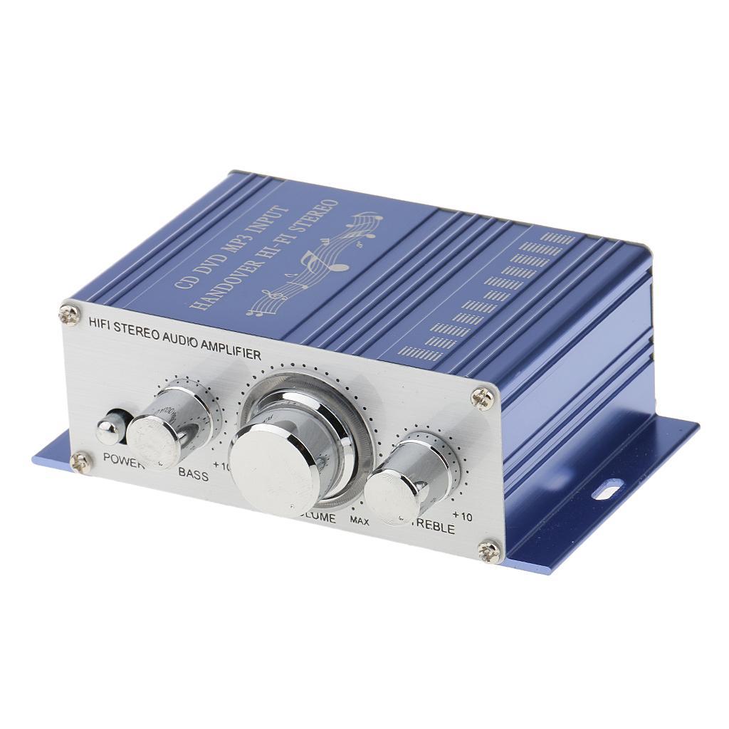 Mini Super Bass Audio Amplifier Hi-Fi Stereo Universal 12V 20W