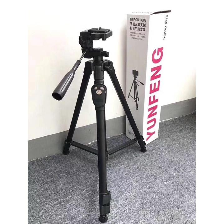 Chân Quay Điện Thoại, Máy ảnh Tripod 3388 có Bluetooth Remote