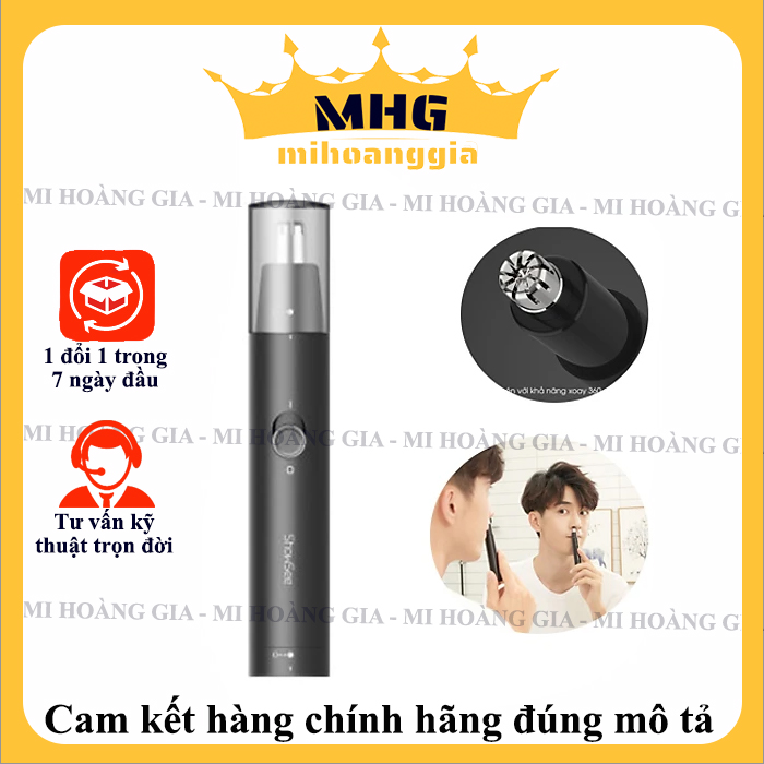 Hình ảnh Máy cắt tỉa lông mũi Xiaomi ShowSee C1-BK - Hàng Nhập Khẩu