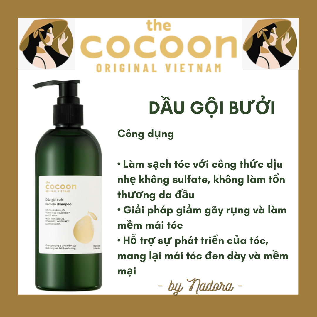 Dầu Gội Bưởi The Cocoon Pomelo Shampoo 310ml