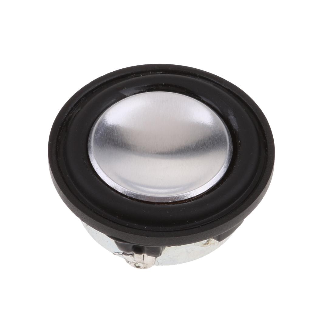 4X DIY 28mm Mini Stereo Audio Speaker Full-range DIY Loudspeaker Hifi Black