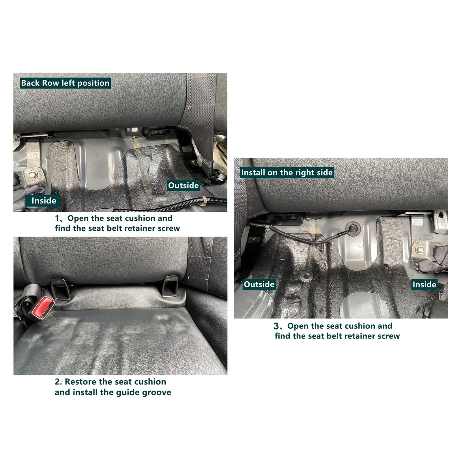 Car Child Seat Restraint Anchor Mounting Kit Replacement for Honda Civic CIIMO 2011-2015