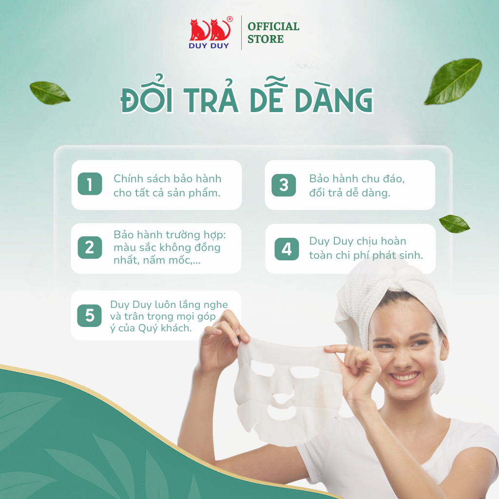 Combo 5 Gói Mặt nạ khô Liti vải rayon mềm mịn 100 miếng (21x23cm) không hóa chất chuyên chăm sóc da mặt