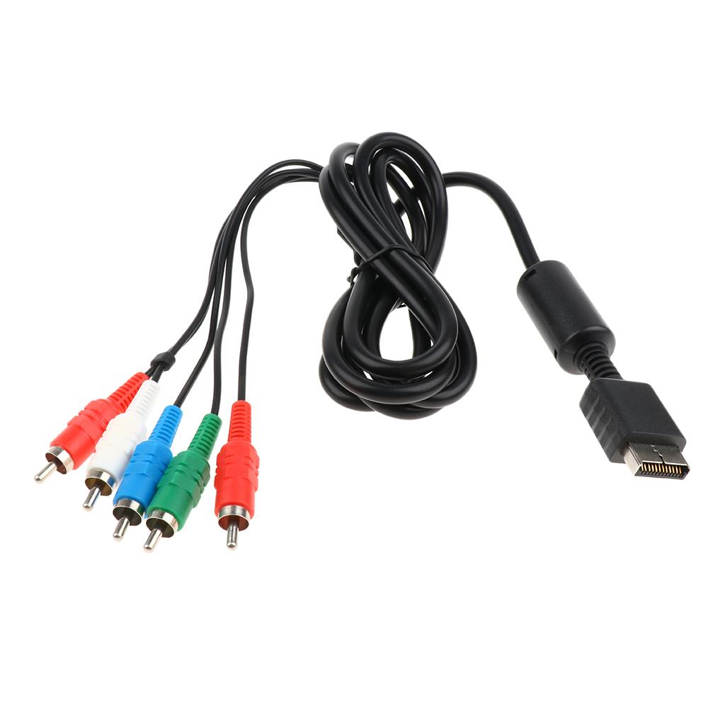 Audio Video AV Cable For Sony Playstation PS1 PS2 PS3 Console Lead Wire 1.8m