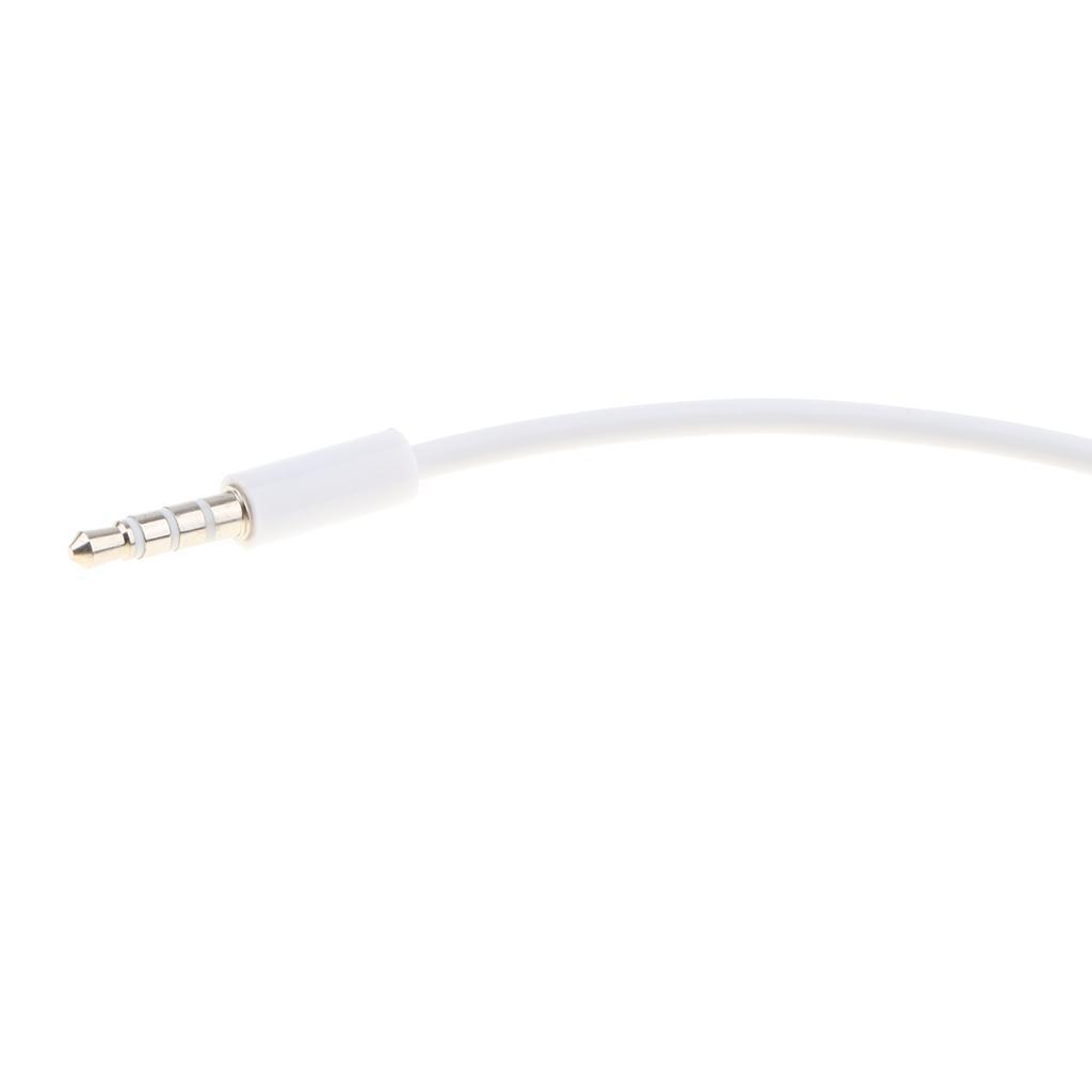 2X AUX 3.5mm Male Audio Jack to USB 2.0 A Female OTG Cable for Music MP3