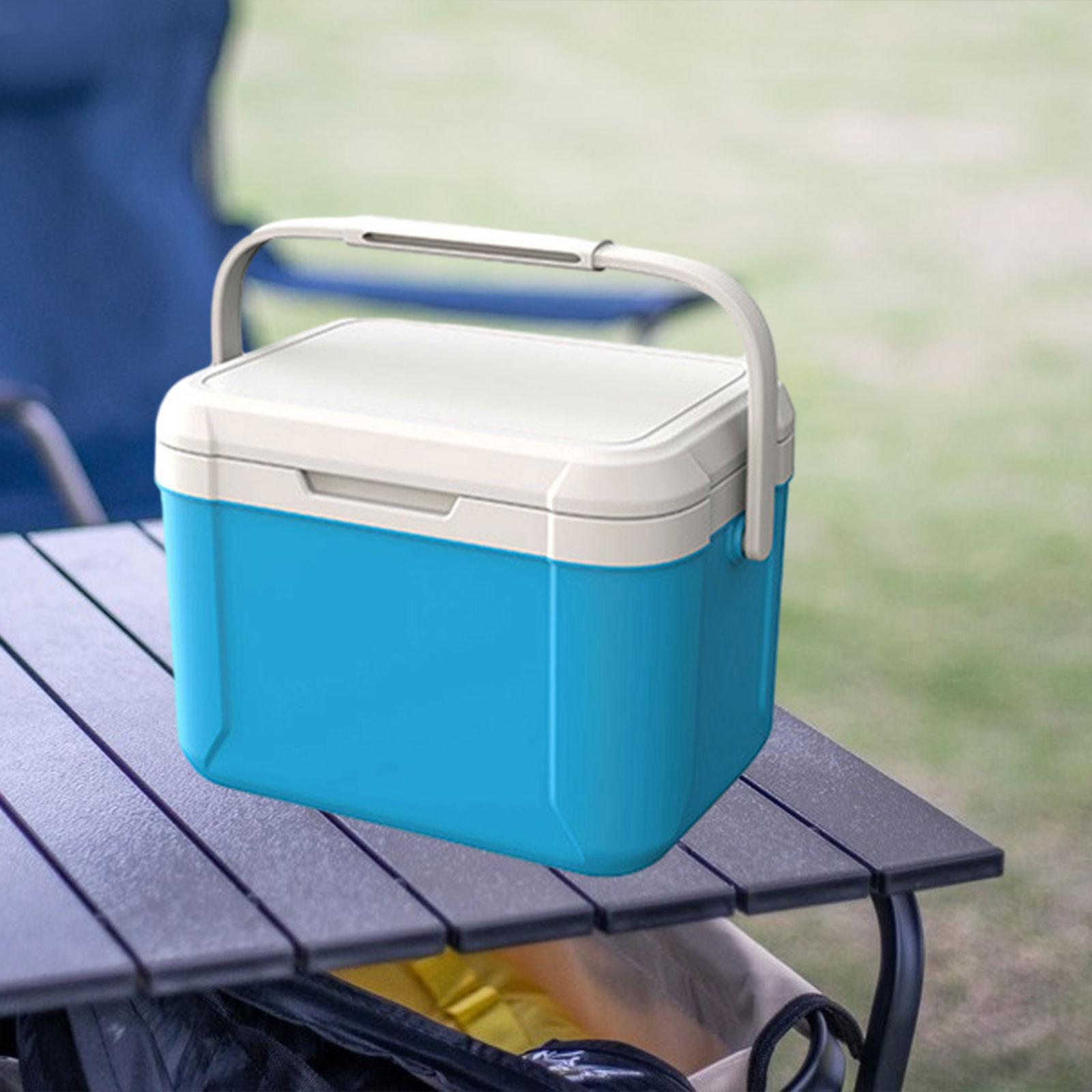 Box Car Refrigerator 5L Beverage Storage Organizer Ice Bucket Hot/Cold Retention  Hard  for Camping Picnic