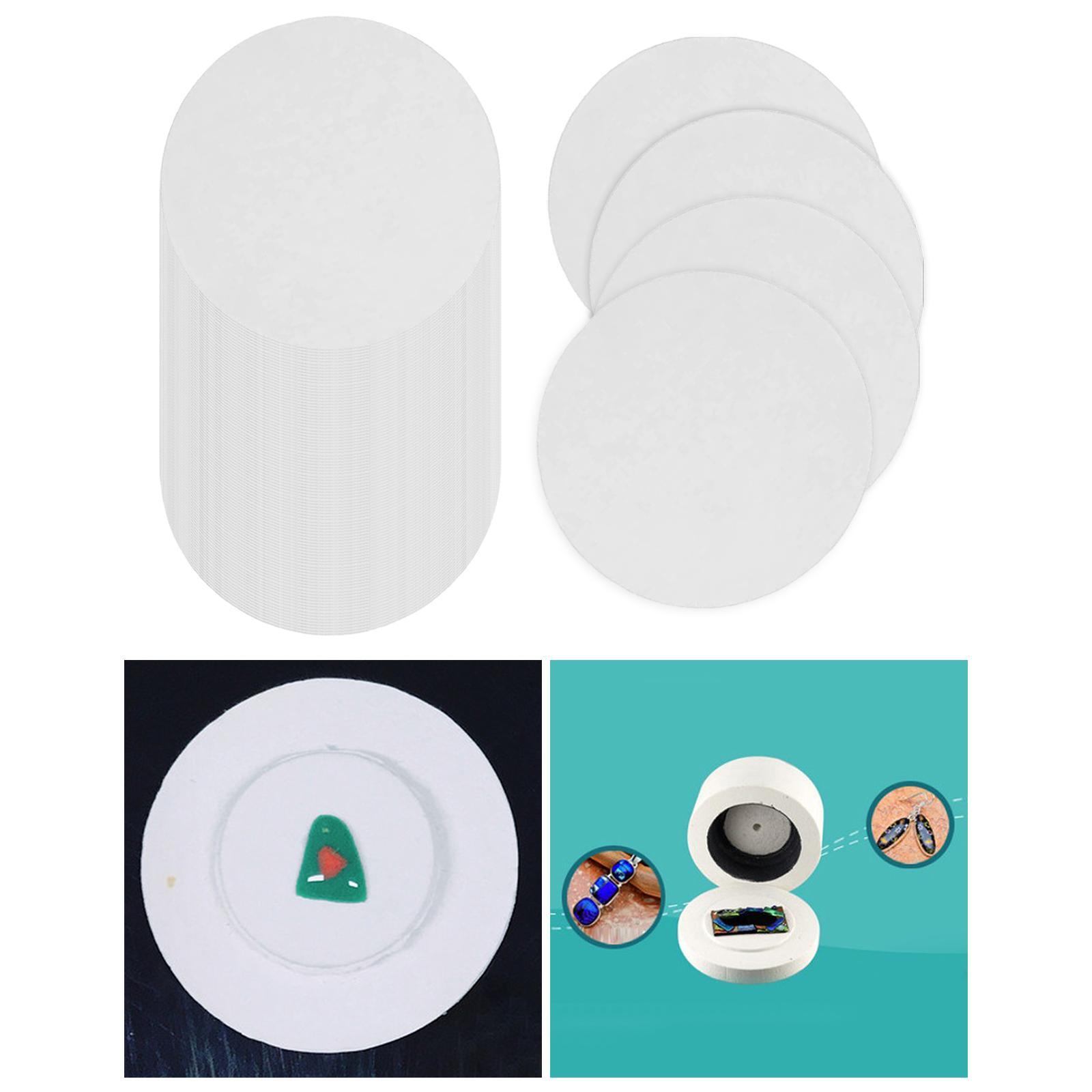 100pcs Ceramic Fiber Paper Glass Fusing Paper Microwave Kiln Paper Lining Paper High Temperature Insulation Gasket or Kiln Stove Furnace