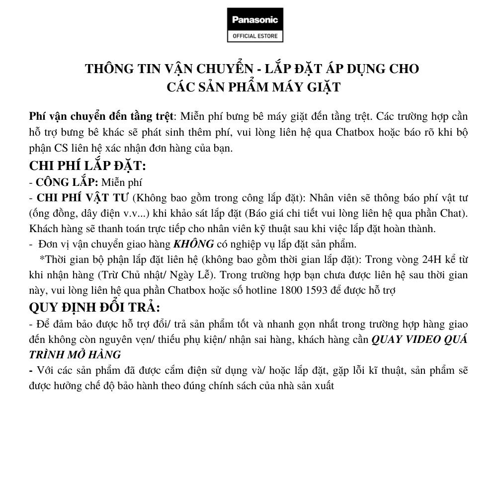 Máy Giặt Cửa Trên Panasonic 11.5 KG NA-FD11AR1GV - Hàng Chính Hãng