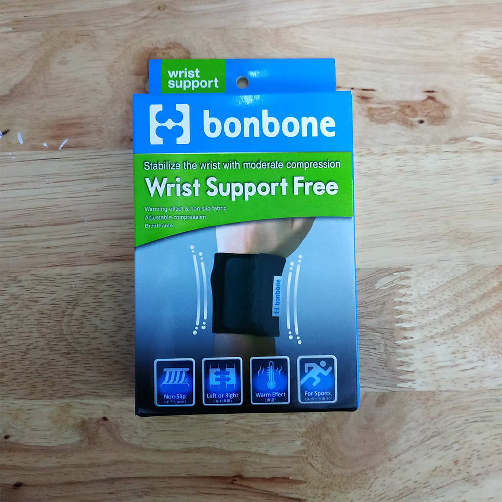 Đai nẹp cổ tay Bonbone Standard Wrist Supporter, đai cố định cổ tay chấn thương Bonbone Nhật Bản