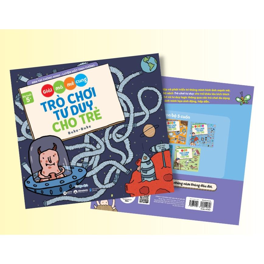 Bộ Sách Trò Chơi Tư Duy Cho Trẻ - Buke Buke - Bản Quyền