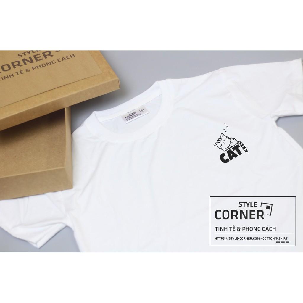 Áo thun Cotton 4 chiều Siêu mát Style Corner Mèo nhỏ